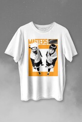 Naruto Kakashi Masters Anime Dizi Ustalar Japonca Baskılı Tişört Unisex T-shirt - Thumbnail