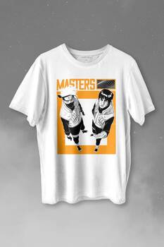 Naruto Kakashi Masters Anime Dizi Ustalar Japonca Baskılı Tişört Unisex T-shirt