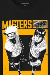 Naruto Kakashi Masters Anime Dizi Ustalar Japonca Baskılı Tişört Unisex T-Shirt - Thumbnail