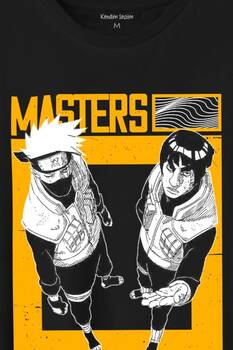 Naruto Kakashi Masters Anime Dizi Ustalar Japonca Baskılı Tişört Unisex T-Shirt