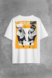 Naruto Kakashi Masters Anime Dizi Ustalar Japonca Sırt Ön Baskılı Oversize Tişört Unisex T-Shirt - Thumbnail