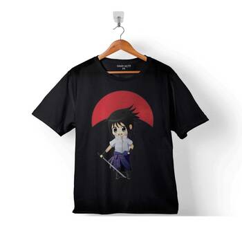 NARUTO SASUKE CHIBI UCHIHA SHIPPUDEN ÇOCUK TİŞÖRT