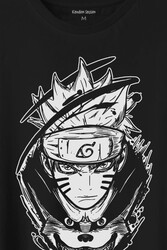 Naruto Wolf Kakashi Anime Manga Baskılı Tişört Unisex T-Shirt - Thumbnail