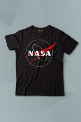 Nasa Logosu Evrim Ağacı Uzay Cosmos Baskılı Çocuk Tişört Kısa Kollu - Thumbnail