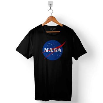 Nasa Uzay Ajansı Cosmos Logo Baskılı Tişört Unisex T-Shirt