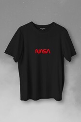 Nasa Wom Göğüs Logo Ulusal Havacilık Ve Uzay Abd Baskılı Tişört Unisex T-Shirt - Thumbnail