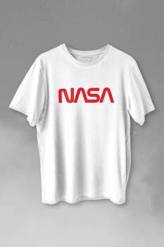 Nasa Wom Logo Ulusal Havacılık Ve Uzay ABD Baskılı Tişört Unisex T-shirt