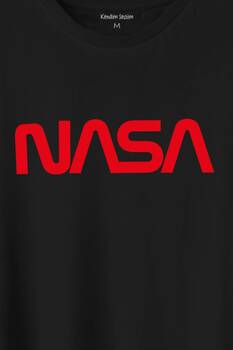 Nasa Wom Logo Ulusal Havacilık Ve Uzay Abd Baskılı Tişört Unisex T-Shirt