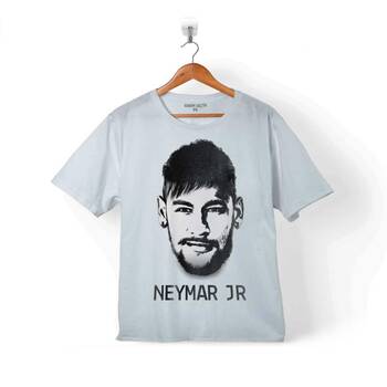 NEYMAR 10 JR DA SILVA SİLÜET SANTOS PSG ÇOCUK TİŞÖRT