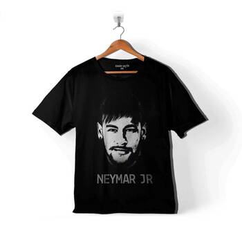 NEYMAR 10 JR DA SILVA SİLÜET SANTOS PSG ÇOCUK TİŞÖRT