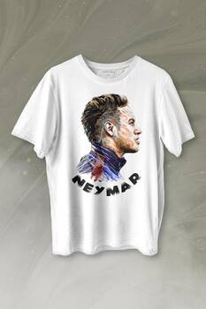 Neymar Jr 10 Psg Baskılı Tişört Unisex T-shirt