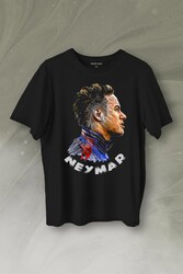 Neymar Jr 10 Psg Baskılı Tişört Unisex T-Shirt - Thumbnail