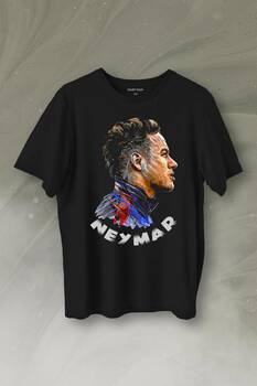 Neymar Jr 10 Psg Baskılı Tişört Unisex T-Shirt