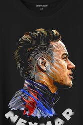 Neymar Jr 10 Psg Baskılı Tişört Unisex T-Shirt - Thumbnail