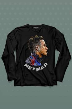 Neymar Jr 10 Psg Uzun Kollu Tişört Baskılı T-Shirt