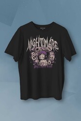 Nightmare Club Korku Kulübü Baskılı Tişört Unisex T-shirt - Thumbnail