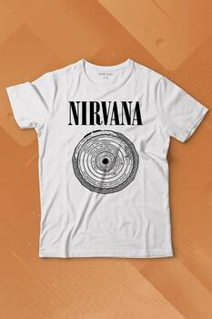 Nirvana Bleach Albüms Rock Music Circle Plak Baskılı Tişört Çocuk T-shirt