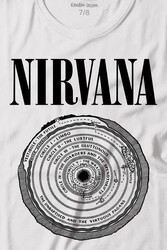 Nirvana Bleach Albüms Rock Music Circle Plak Baskılı Tişört Çocuk T-shirt - Thumbnail