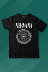 Nirvana Bleach Albüms Rock Music Circle Plak Baskılı Tişört Çocuk T-shirt - Thumbnail