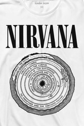 Nirvana Bleach Albüms Rock MusicCircle Plak Uzun Kollu Tişört Baskılı T-Shirt - Thumbnail