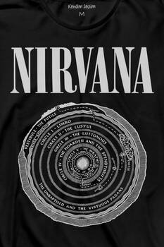 Nirvana Bleach Albüms Rock MusicCircle Plak Uzun Kollu Tişört Baskılı T-Shirt