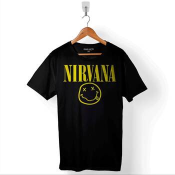 Nirvana Hanson Müzik Grubu Logo Nirvana Music Grou Baskılı Tişört Unisex T-Shirt