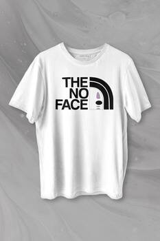 No Face Spirited Away The North Face Baskılı Tişört Unisex T-shirt