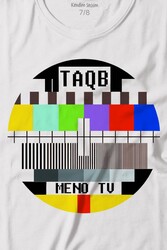 No Signal Teletex Nostalji Tv Baskılı Tişört Çocuk T-shirt - Thumbnail