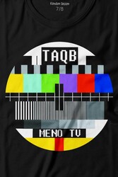 No Signal Teletex Nostalji Tv Baskılı Tişört Çocuk T-shirt - Thumbnail