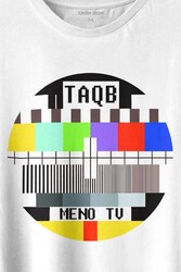 No Signal Teletex Nostalji Tv Baskılı Tişört Unisex T-shirt - Thumbnail