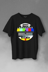 No Signal Teletex Nostalji Tv Baskılı Tişört Unisex T-Shirt - Thumbnail