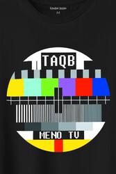 No Signal Teletex Nostalji Tv Baskılı Tişört Unisex T-Shirt - Thumbnail