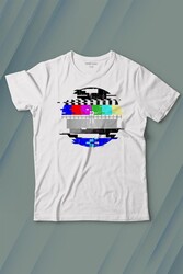 No Signal Teletex Nostalji Tv Tele Tex Baskılı Tişört Çocuk T-shirt - Thumbnail