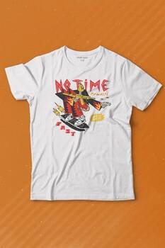 No Time To Waste Skate Kaykay Urban Streetwear Baskılı Tişört Çocuk T-shirt