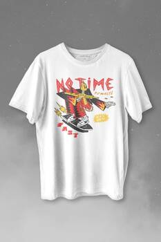 No Time To Waste Skate Kaykay Urban Streetwear Baskılı Tişört Unisex T-shirt