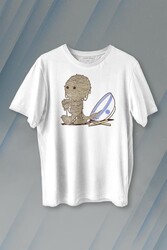 Noodle Mummy Mumya Totem Komik Baskılı Tişört Unisex T-shirt - Thumbnail