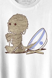 Noodle Mummy Mumya Totem Komik Baskılı Tişört Unisex T-shirt - Thumbnail