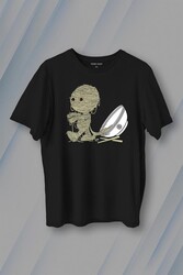 Noodle Mummy Mumya Totem Komik Baskılı Tişört Unisex T-Shirt - Thumbnail