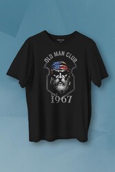 Old Man Club 1967 Baskılı Tişört Unisex T-shirt - Thumbnail