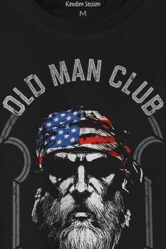 Old Man Club 1967 Baskılı Tişört Unisex T-shirt