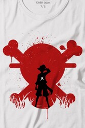 One Piece Anime Dizi Japanese Urban Wear Street Culture Baskılı Tişört Çocuk T-shirt - Thumbnail