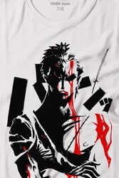 One Piece Roronoa Zoro Poster Baskılı Tişört Çocuk T-shirt - Thumbnail