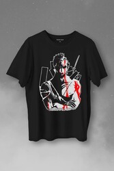 One Piece Roronoa Zoro Poster Baskılı Tişört Unisex T-Shirt - Thumbnail