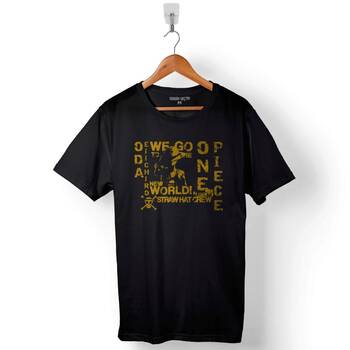 One Piece Straw Hat New World Computer Baskılı Tişört Unisex T-Shirt