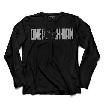 ONE PUNCH MAN 10 KM EVERY DAY LOGO UZUN KOLLU TİŞÖRT