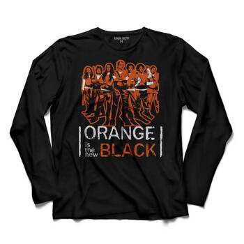 ORANGE IS THE NEW BLACK LOGO TV DİZİSİ UZUN KOLLU TİŞÖRT