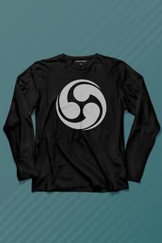 Orochimaru Rajin Logo Susake Unchia Symbol Uzun Kollu Tişört Baskılı T-Shirt