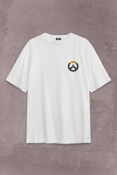 Overwatch Heroes Steam Logo Over Watc Sırt Ön Baskılı Oversize Tişört Unisex T-Shirt - Thumbnail