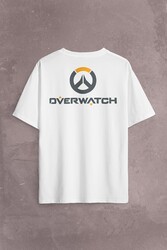 Overwatch Heroes Steam Logo Over Watc Sırt Ön Baskılı Oversize Tişört Unisex T-Shirt - Thumbnail