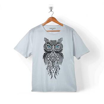 OWL BAYKUŞ DESIGN DESEN TASARIM YAVRU MİNİK KUŞ ÇOCUK TİŞÖRT